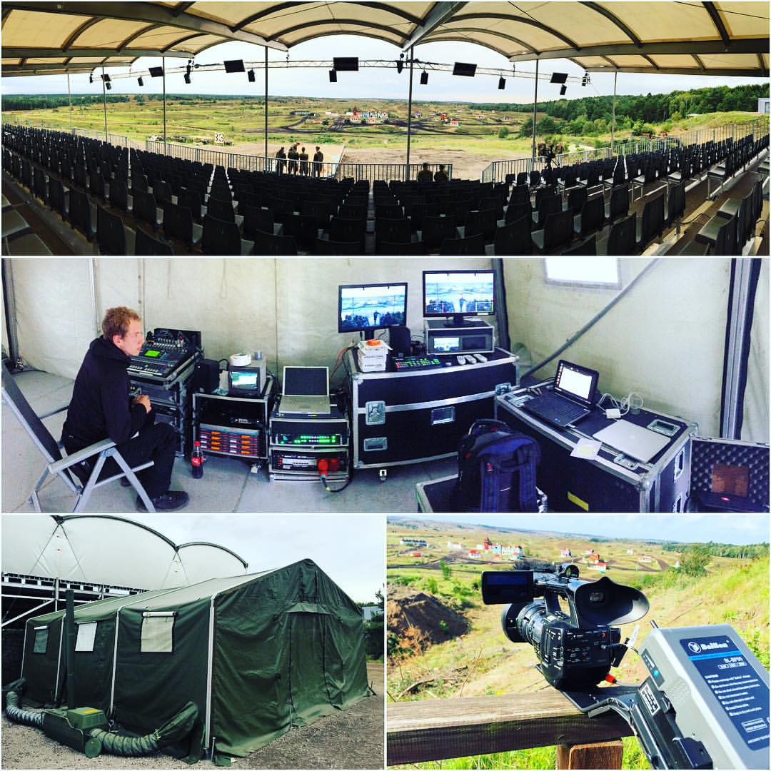 Working at the German army’s ILÜ event over the …