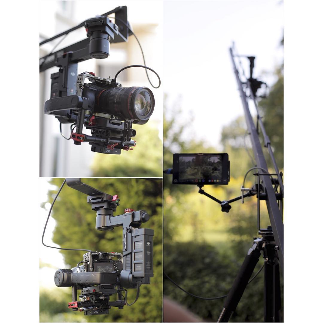 Just tested the DJI Ronin M on a jib with with …