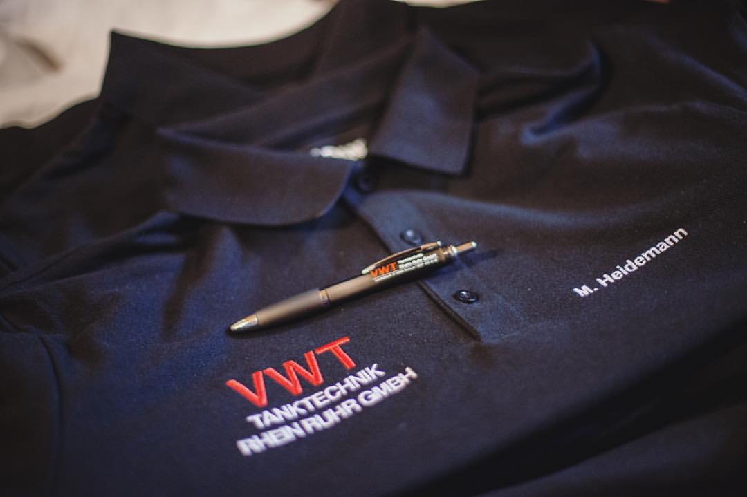 We created some merchandise for VWT Tanktechnik …